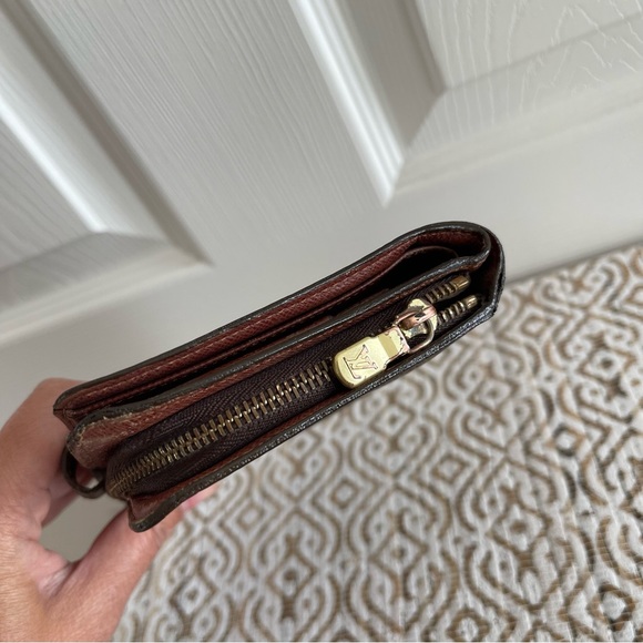 Louis Vuitton Monogram Porte Papier Zippe Wallet Compact Canvas Bifold - Picture 6 of 12